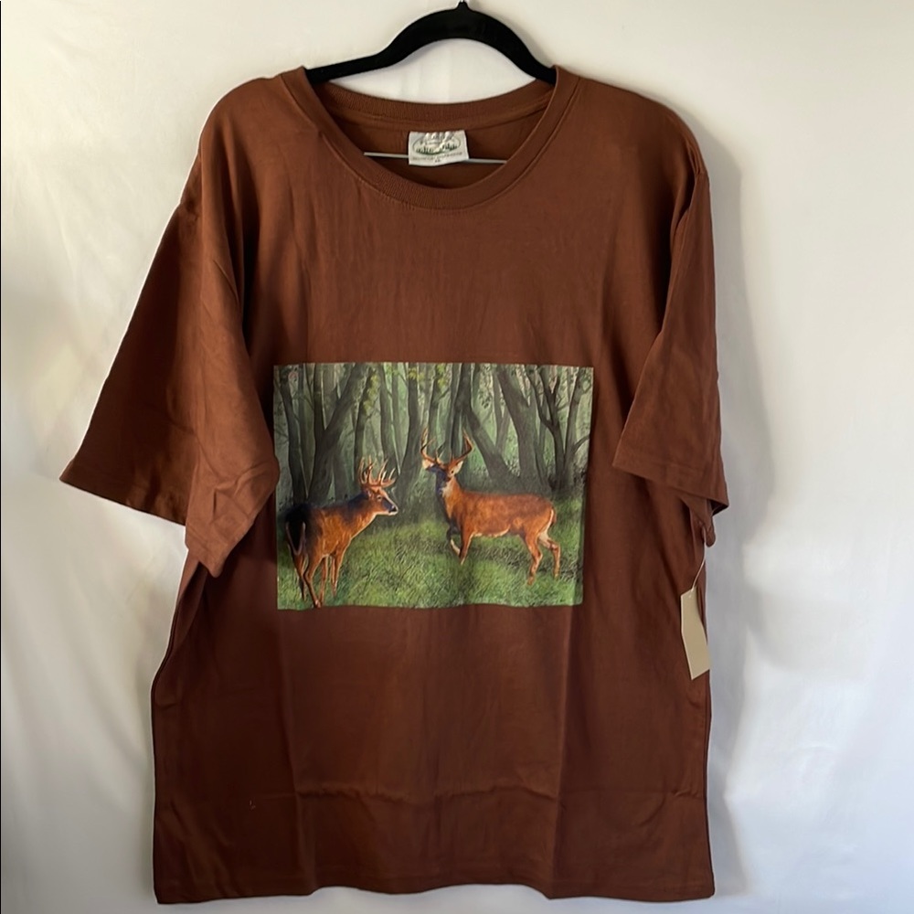 Woodland Creek Brown T-Shirt buck graphic tee
Size‎ xl